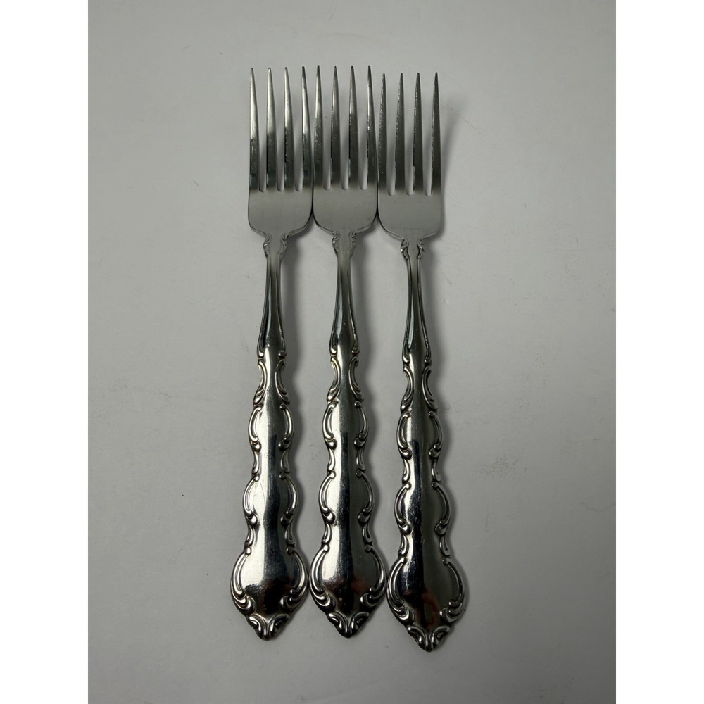 Oneida Deluxe MOZART Dinner Fork 7 1/4" Stainless USA Flatware